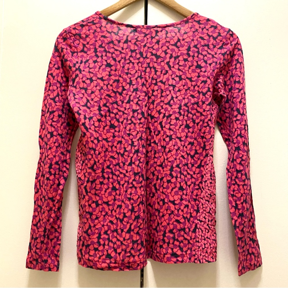 2/$15 MixMatch Marc by Marc Jacobs Pink Floral Silk Cotton Mix Top Size S - Picture 2 of 7
